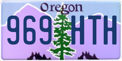 OR license plate 969HTH