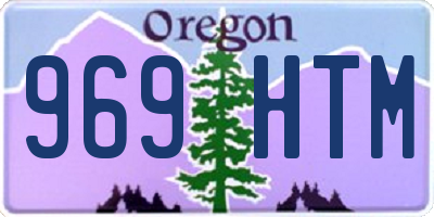 OR license plate 969HTM