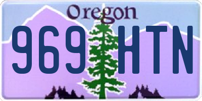 OR license plate 969HTN