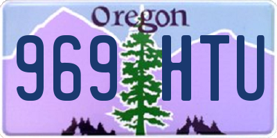 OR license plate 969HTU