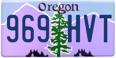 OR license plate 969HVT