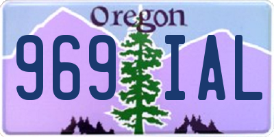 OR license plate 969IAL