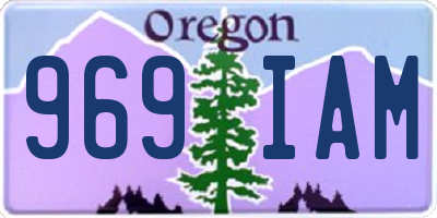 OR license plate 969IAM