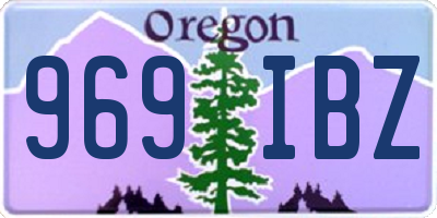 OR license plate 969IBZ