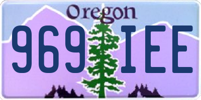 OR license plate 969IEE