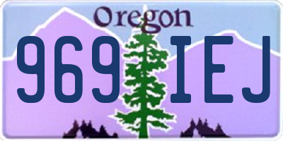 OR license plate 969IEJ