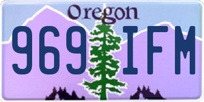 OR license plate 969IFM