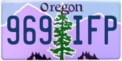 OR license plate 969IFP