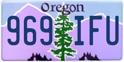 OR license plate 969IFU
