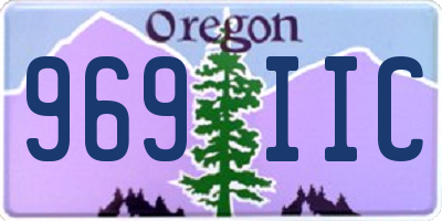 OR license plate 969IIC