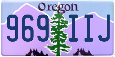 OR license plate 969IIJ