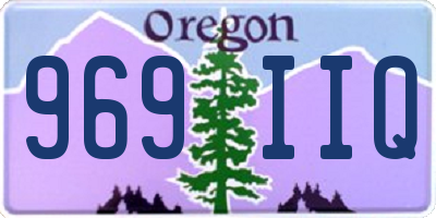 OR license plate 969IIQ