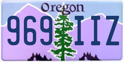 OR license plate 969IIZ