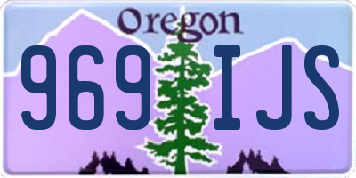 OR license plate 969IJS