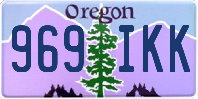 OR license plate 969IKK