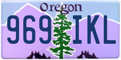 OR license plate 969IKL