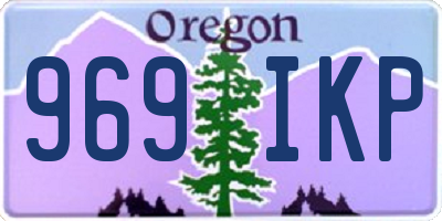 OR license plate 969IKP