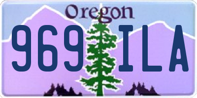 OR license plate 969ILA
