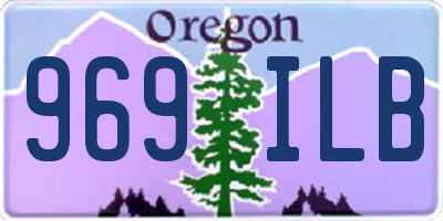 OR license plate 969ILB