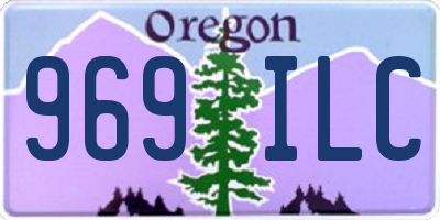OR license plate 969ILC