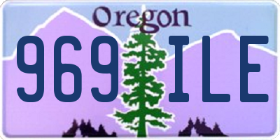 OR license plate 969ILE