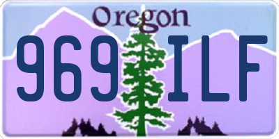 OR license plate 969ILF