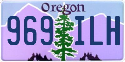OR license plate 969ILH