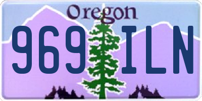 OR license plate 969ILN
