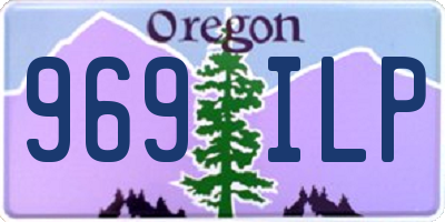 OR license plate 969ILP
