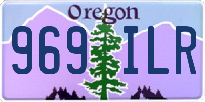 OR license plate 969ILR