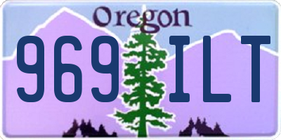 OR license plate 969ILT
