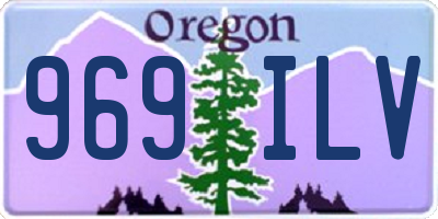 OR license plate 969ILV