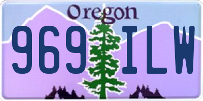OR license plate 969ILW