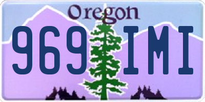 OR license plate 969IMI