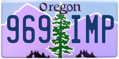 OR license plate 969IMP