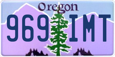 OR license plate 969IMT