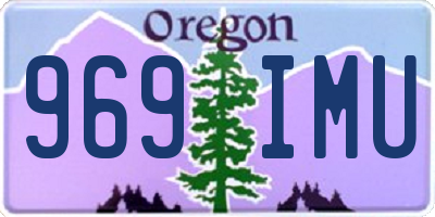 OR license plate 969IMU