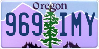 OR license plate 969IMY