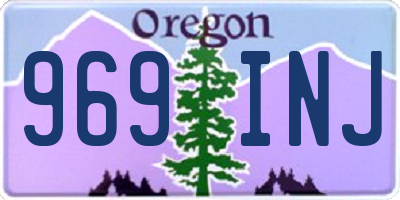 OR license plate 969INJ