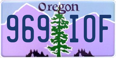 OR license plate 969IOF