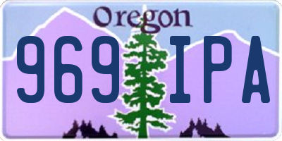 OR license plate 969IPA