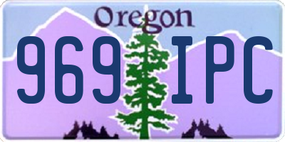 OR license plate 969IPC