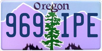 OR license plate 969IPE
