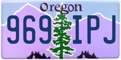 OR license plate 969IPJ