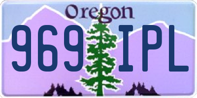 OR license plate 969IPL