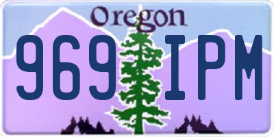 OR license plate 969IPM