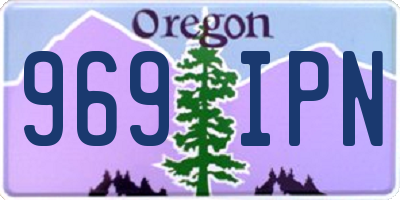 OR license plate 969IPN
