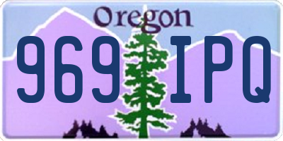 OR license plate 969IPQ
