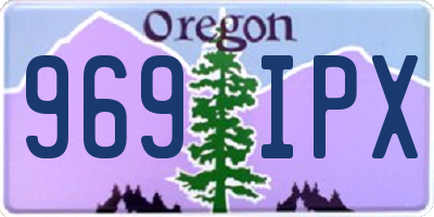 OR license plate 969IPX