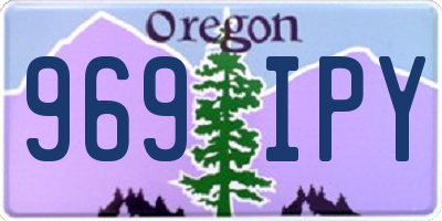 OR license plate 969IPY